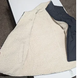 The North Face Merriewood Reversible Sherpa Vest Insulated Dark Gray Womens thumbnail 5