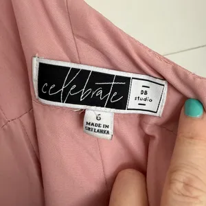 Celebrate Women’s 6 Pink Maxi Dress Prom Dress thumbnail 3