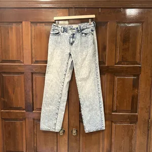 PacSun Women's Size 25 Acid Wash‎ Mom Jeans High Rise Straight Leg Denim thumbnail 2