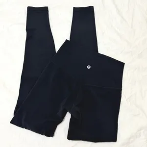 Lululemon‎ Align Pant 28" Black Yoga Leggings LW5CTES Size 4- FLAWED thumbnail 2