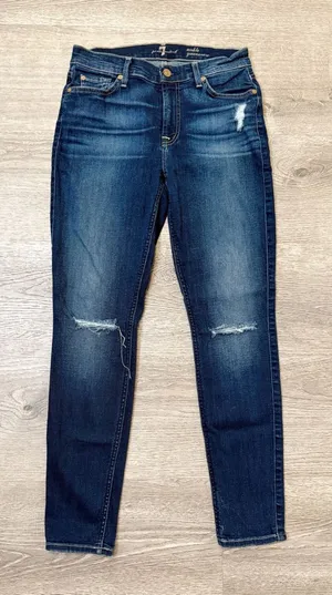 •7 For All Mankind• Ankle Skinny Jeans thumbnail 1