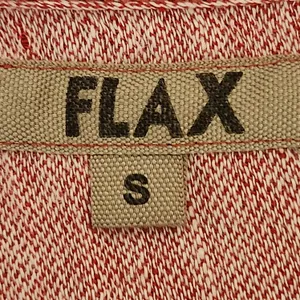 Flax Red Sleeveless Linen Top Size Small Red Linen Blouse thumbnail 6
