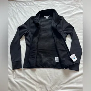 Elegant Black Ribbed Women's‎ Jacket Size M thumbnail 8