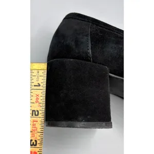 Reaction Kenneth Cole‎ Shoes Womens 8 Black Suede Loafers Fringe Block Heel thumbnail 8