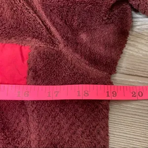 Patagonia fleece retool pocket snap popover maroon sz‎ S thumbnail 4