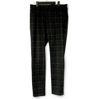 41 Hawthorn Womens Size 8 Skinny Pants Black Gray Windowpane Plaid thumbnail 3