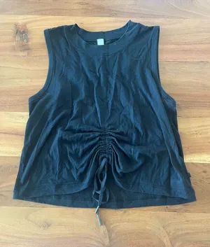 Lululemon Cinched Tank Top Black thumbnail 1
