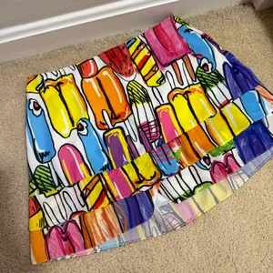 Colorful Popsicle Print Women's Skirt size 36 ( fits 4 to 6) thumbnail 1