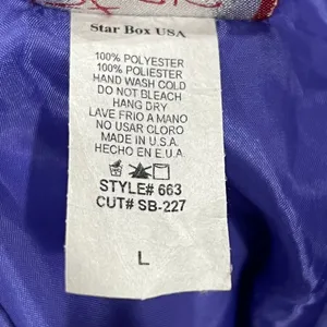 Y2K Strapless Star Box Dress‎ Purple Blue Ruched HOCO Special Occasion Womens L thumbnail 12