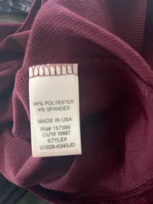 Altar’d State Maroon Lightweight Corduroy Skirt Size medium (bg2) thumbnail 5
