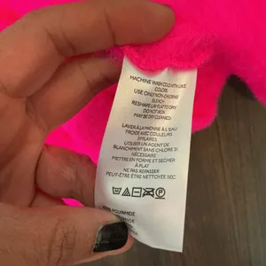 Anthropologie Eyelash Knit Mock Neck Sweater Hot Pink Fuzzy Ribbed Size M Cozy thumbnail 9