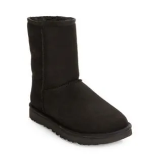 Ugg Black Classic Short II Boots Women's Size 8 thumbnail 1