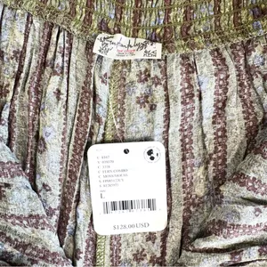 Intimately Free People Rule The World Floral Maxi Jumpsuit in Fern Combo Large thumbnail 15