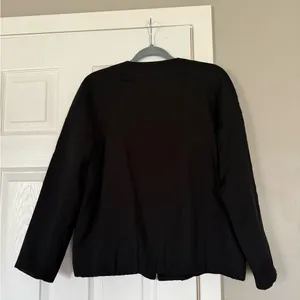 ZARA Black Zip Up Blazer Casual Jacket thumbnail 6