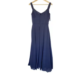 Kennedy Blue indigo full length maxi dress women's size 6 formal‎ bridesmaid thumbnail 5