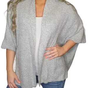 Ann Taylor LOFT Gray Oversized Cardigan‎ One Size Pockets thumbnail 1