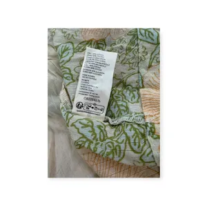Free People NWT Green 100% Cotton Midi Dress Size XL Made In India thumbnail 12