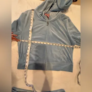 Juicy Couture Sky Blue Velour Set tracksuit size large thumbnail 4