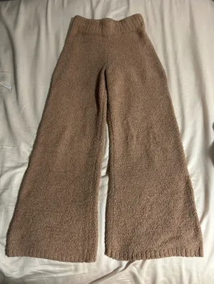 SKIMS Cozy Knit Wide-Leg Camel Tank and Pants Set Size S/M thumbnail 2