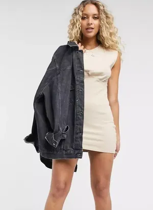 Bershka | Fitted Corset Dress thumbnail 6