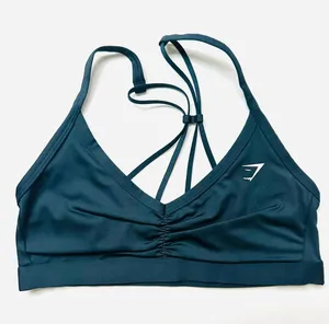 Gymshark L Ruched Strappy Sports Bra thumbnail 1