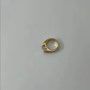 Fashion Jewelry Gold Ring with Sparkling Gem thumbnail 12