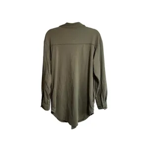 Maurices North Shore Shacket Olive Green Button Front Oversized thumbnail 8