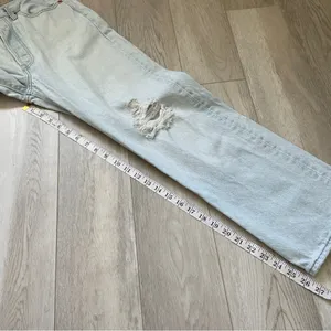 Levis Ribcage Straight Ankle Denim Jeans Pants Light Wash (Size 27) thumbnail 3