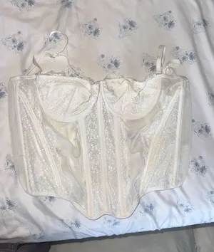 White Corset Top thumbnail 1