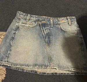 ZARA Asymmetrical Skirt Denim thumbnail 1
