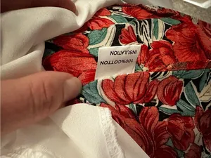 Red Floral Halter Midi Dress Size XXL thumbnail 14