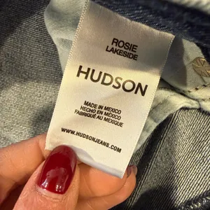 HUDSON Rosie High-Rise Wide Leg Crop Denim Jeans Lakeside Blue Women's US 27 NWT thumbnail 3