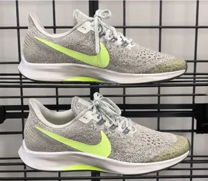 Nike Air Zoom‎ Pegasus 35 Womens Running Shoes Grey Volt Green Sneakers thumbnail 1