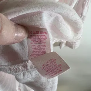 Victoria's‎ Secret Pink White Striped Cotton Sleep Shirt Nightgown Womens Large thumbnail 6