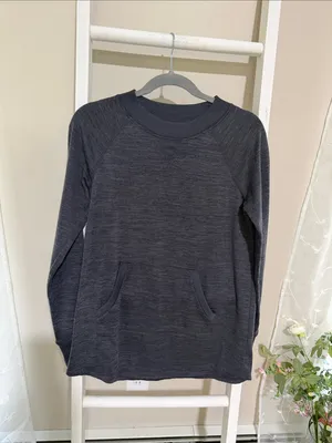 Title Nine Charcoal Crewneck Pullover Sweater thumbnail 2