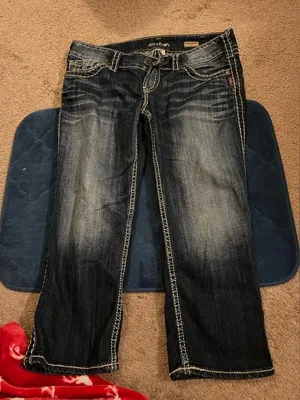Silver Jeans McKenzie capri‎ jeans 30 thumbnail 1