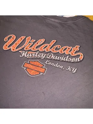 Harley-Davidson Woman’s XL Wildcat Sparkle Motorcycle London, KY Graphic Tee thumbnail 3