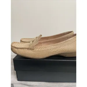 Naturalizer Gadget‎ Taupe snakeskin loafers 9 1/2 M women's thumbnail 4