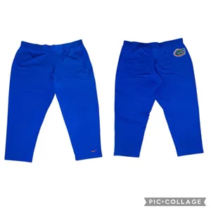 Nike Florida Gators NCAA Royal Blue Workout‎ Leggings Women’s XL Capris thumbnail 2