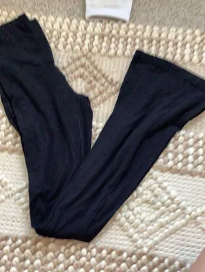 Aerie Black   Flared Leggings thumbnail 1