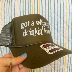 Whiskey fever Zach Bryan inspired trucker hat thumbnail 2