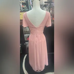 Celebrate sz 8 pink long formal dress thumbnail 4