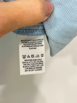 Free People Size 12 Sky Blue Corduroy Modern Femme Mini Skirt thumbnail 4