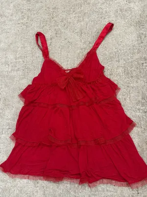 Victoria's Secret red lingerie Camisole thumbnail 1