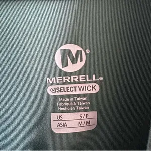 Merrell SelectWick 1/4 Zip Pullover Running Jacket Long Sleeve Shirt Sage Green thumbnail 12