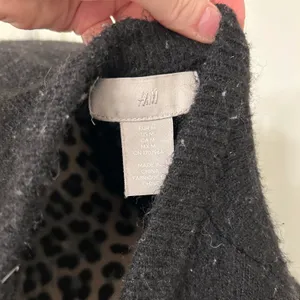 H&M black button up cardigan sweater medium thumbnail 4