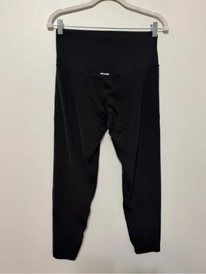 Aerie Chill Play Move Leggings Size Large Black 7/8 Cropped thumbnail 5