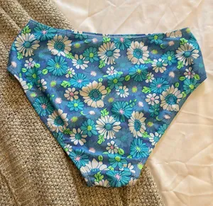 Walmart High Waisted Floral Bikini Bottoms thumbnail 2