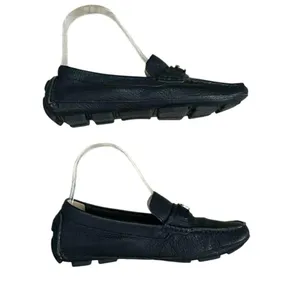Cole Haan Shelby II Tumbled Leather driving Loafers Gold CH Logo Size 5.5 Black thumbnail 6