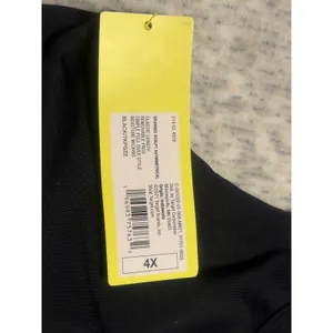 All in Motion Black Asymmetrical One‎ Shoulder Workout Bra Size 4X NWT thumbnail 2